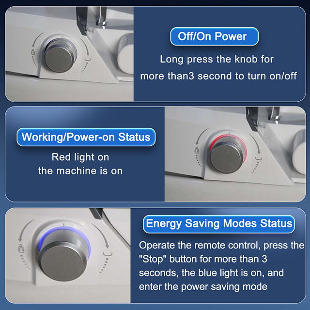 Bolina WZ2801 Intelligent Smart Toilet with Auto Dual Flush Massage Washing Heated Seat Warm Water and Dry and Quiet Closing Seat